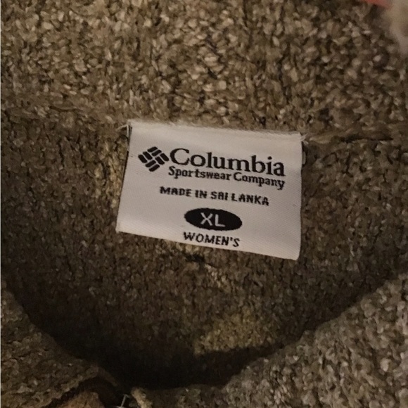 Womens Columbia Sports Wear zip up Sweater - Picture 3 of 4